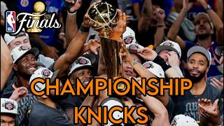THE NEW YORK KNICKS WIN THE NBA FINALS. WORLD CHAMPIONS