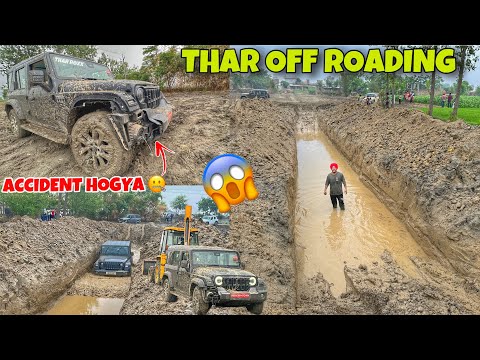 Thar ROXX vs Thar OFF ROADING 😱 NUKSAAN HOGYA , EXTREME OFF ROADING