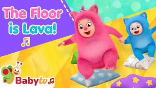 Billy & Bam Bam are playing The Floor is Lava!🌋 Funny adventure story | BabyTV Kids' Cartoons