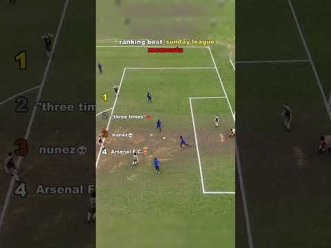 RANKING BEST SUNDAY LEAGUE MOMENTS #shorts