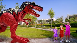 Dinosaurs for Kids | Stephi Brings Her Dinosaurs Toys to Life!