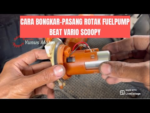 Cara mengganti rotak fuelpump beat vario scoopy