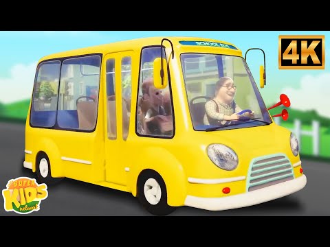 Bus Ke Pahiye Ghume Gol Gol, बस के पहिए घूमे गोल गोल, Hindi Nursery Rhymes and Baby Songs