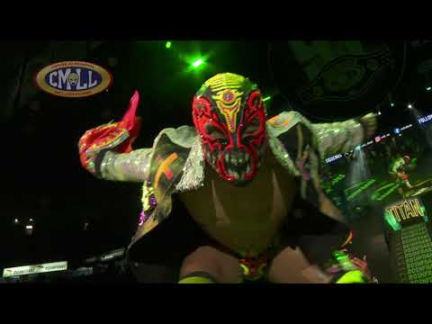 CMLL - TEMPLARIO - TITÁN VS ÁNGEL DE ORO - NIEBLA ROJA / ARE...