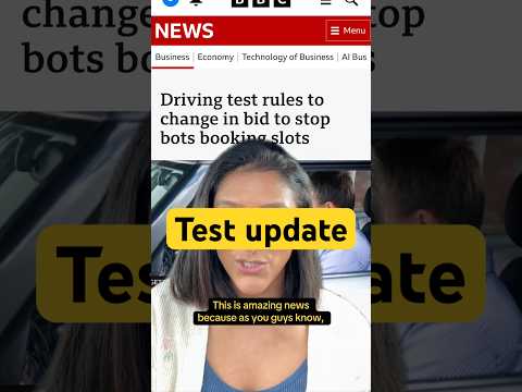 DRIVING TEST UPDATE 🎆 👏 #driving #car #test #uk