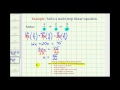 Linear Equation Solving Techniques