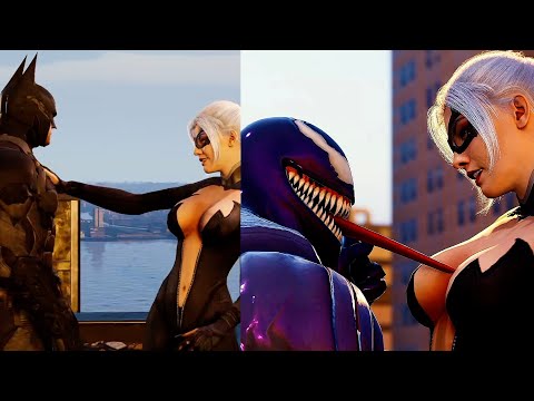 Black Cat Is In Love With Superheroes Ft Venom