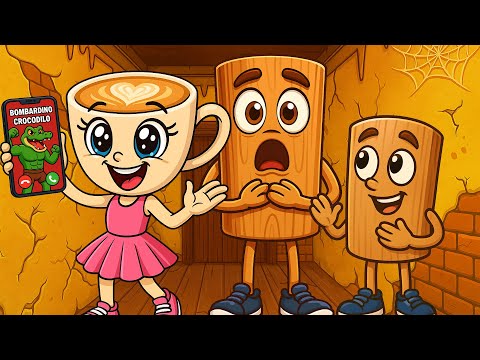 Tung Tung Sahur Sad Love Story with Ballerina Cappuccina & Tralalelo in Granny House - Sahur School