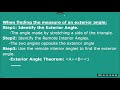 Exploring Triangle Angle-Sum and Exterior Angles Theorems