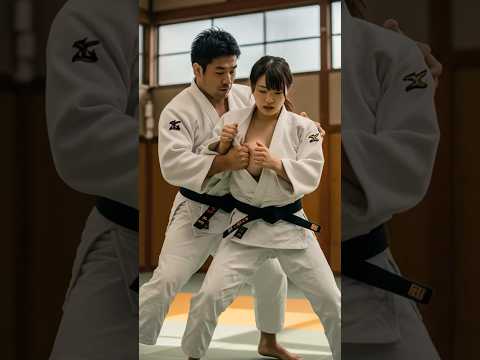 男性を振り払う柔道家#ai #athlete #judo #sports #美女