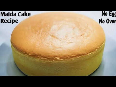 How To Make Maida Cake At Home | Sponge Cake Recipe | No Oven | No Egg New year cake,