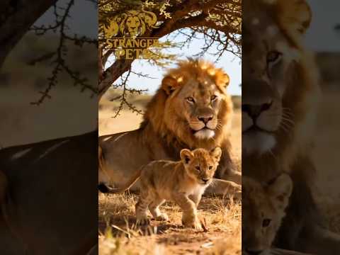 Lion Cub’s Courage Saves His Mother from Hyenas!