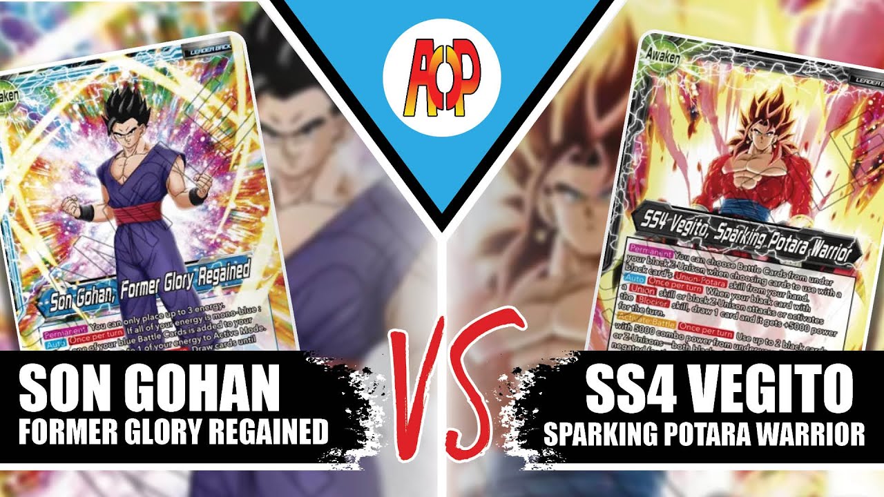 Gohan (3han) [BT19] (U) vs SS4 Vegito [BT24] (B) | Gameplay | DBS Master