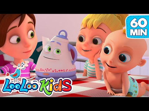 🎵 "Polly Put the Kettle" and Best Kids' Songs | 1 Hour LooLoo Kids Playlist 🎵