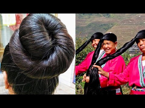 Como Fazer o Cabelo Crescer Rápido em Uma Semana RECEITA DE MULHERES YAO  100% CRESCIMENTO DE CABELO