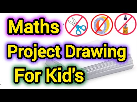 Easy Maths Project Design For Kids || How To Make Maths Project Drawing For Kids#mathsprojectdesign