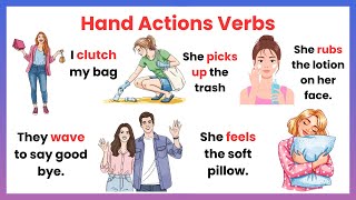 English Speaking Practice | Hand Actions Vocabulary with Pictures