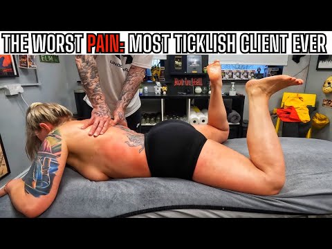 ASMR MOST TICKLISH CLIENT EVER