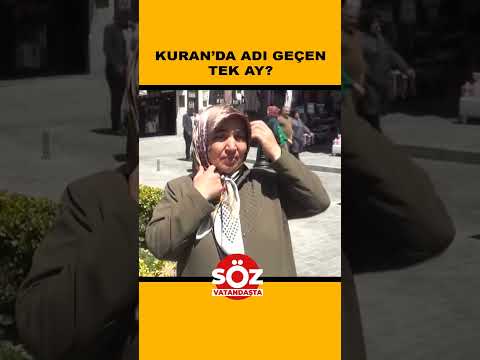 Kuran'da Adı Geçen Tek Ay? #kuranıkerim