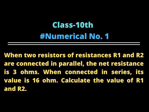 Class_10th || CBSE || #Numerical_Problem_1