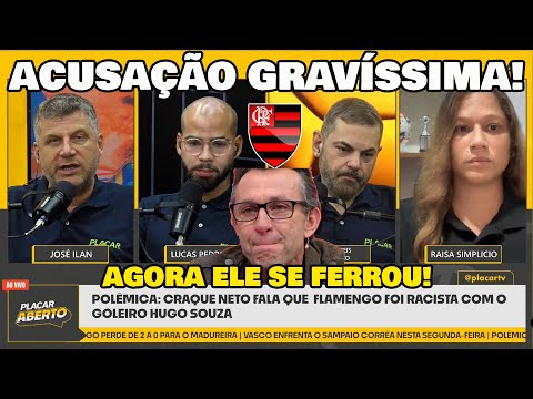 ACUSAÇÃO GRAVÍSSIMA! NETO É DETONADO E FLAMENGO PODE PROCESSÁ-LO!