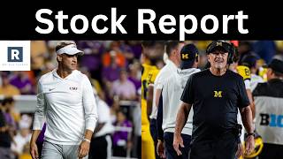 College Football Week 1 Stock Report | Teams Who Made Statements? | Teams Trending Down?