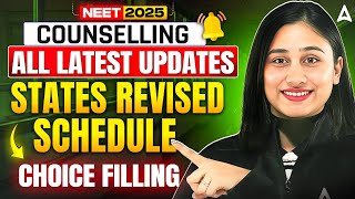NEET-UG Counselling 2025: Latest State-wise Choice Filling & Registration Deadlines Explained!