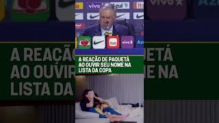 PAQUETÁ NÃO CONSEGUIU SEGURAR AS LÁGRIMAS NA CONVOCAÇÃO PRA COPA DO MUNDO! Crédito: @dudafournier