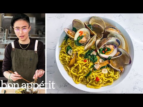 Jessie Makes Drunken Noodles & Clams | From The Test Kitchen | Bon Appétit