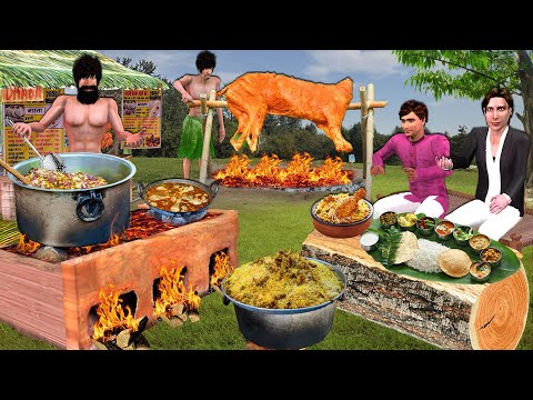 Adivasi Logon Ka Dhaba Chicken Mutton Village Style Cooking Hindi Kahani Moral Stories Comedy Video