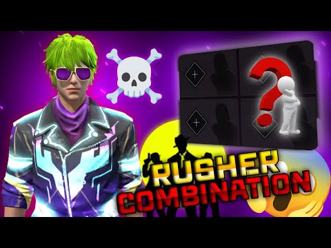 BR RANK RUSHER COMBINATION | br rank best character combination | best character skill for br rank