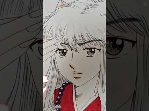 이누야샤를 내 그림체로 그리기 #만화 #일러스트 #애니 #이누야샤 #이누 #일본만화 #옛날만화 #drawing #그림