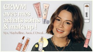 GRWM avec me derniers achats beautés | Skincare & Makeup