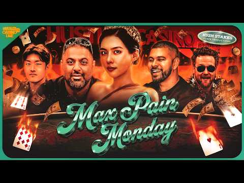 New Video from Hustler Casino Live: Bear Jew, Raver, KGao & JT Play MAX PAIN MONDAY! Commentary by David Tuchman