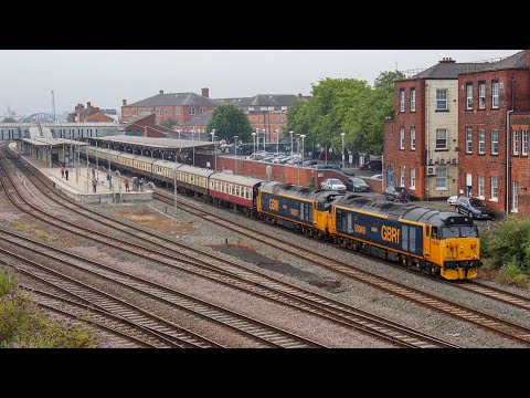 50049 & 50007 Power Out of Derby with ‘The Hadrian Hoovers’ Railtour (23/07/22)