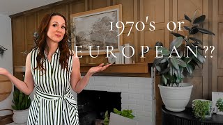 European Style Revival: A 1970's Home Transformation