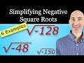 Simplifying Negative Square Roots with Imaginary Numbers
