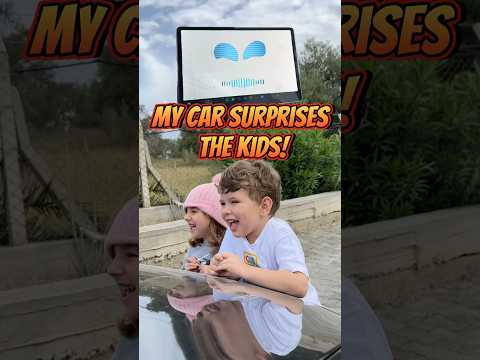 🎈My Car Surprises the Kids!