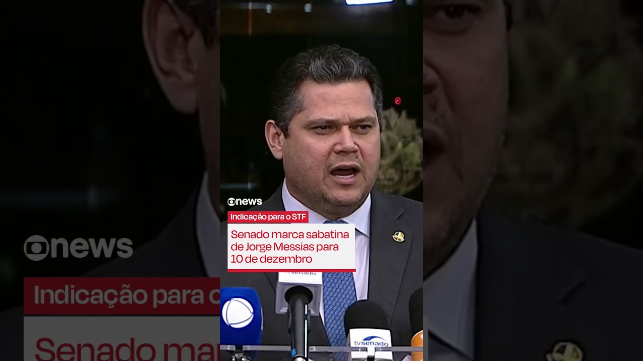 Senado marca sabatina de Jorge Messias para 10 de dezembro