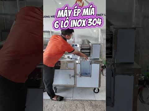 Máy ép mía 6 lô mới 2026