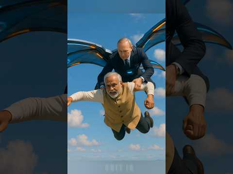 Trump & Kim Push Modi from Skyscraper… Putin Saves Him! 🚀