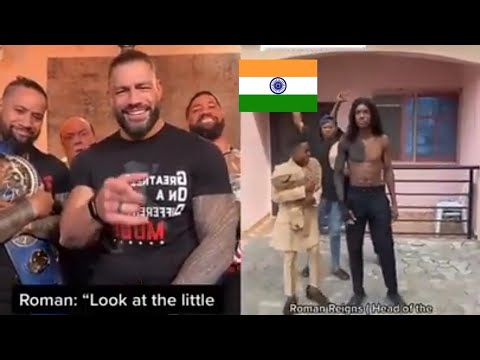 Reigns Reaction This Video Indians Little Fans Entrance ??☝ #shorts #trending#viral