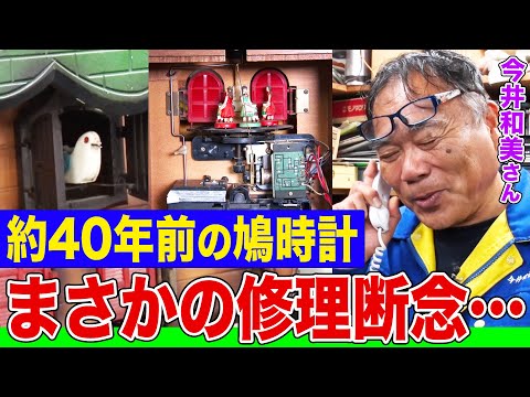 【家電修理人】約40年前の鳩時計を修理しようとしたらまさかの断念…今井ネットワークで起死回生なるか!?【今井和美さん】【所さんのそこんトコロ!】