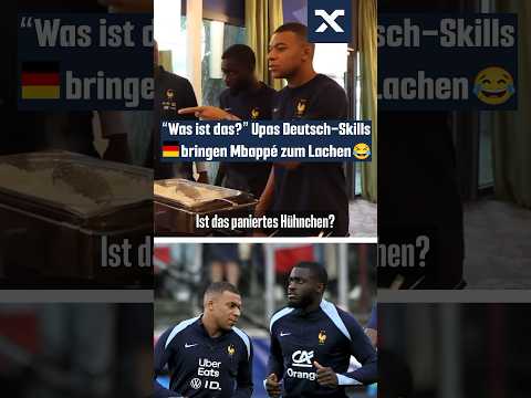 Upa zeigt Mbappé seine Deutsch-Skills 😂 #euro2024 #fußball #shorts