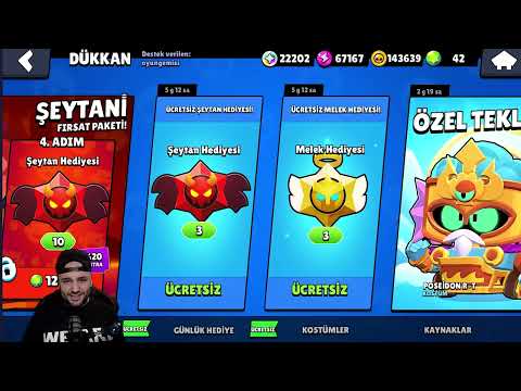 6 TANE ÜCRETSİZ STAR DROP - RASTGELE OYUNCULAR PİŞMANLIKTIR ( KANITLI ) BRAWL STARS