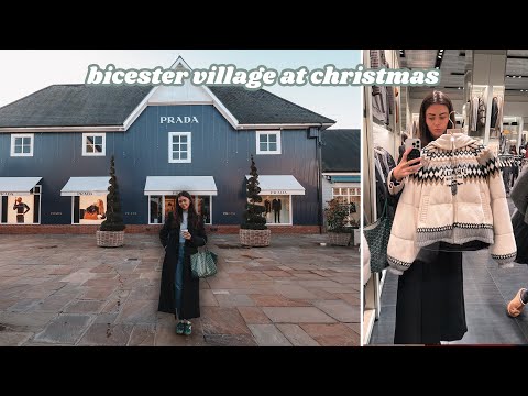 Come shop with me: Bicester Village CHRISTMAS 2024 🥹💗