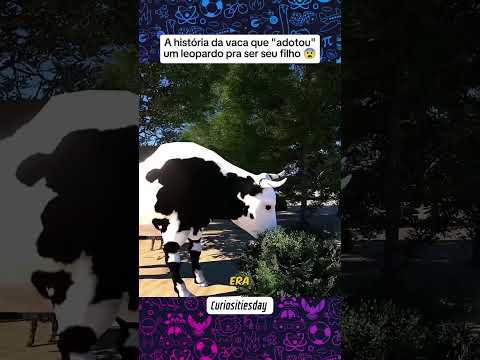 A vaca QUE ADOTOU UM LEOPARDO