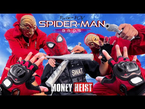 What If SPIDER-MAN Bros becomes POLICE and Defeats MONEY HEIST?