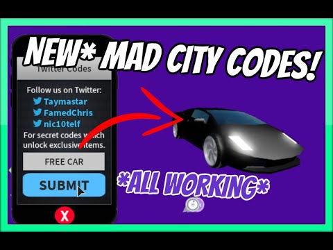 Codes For Mad City 2019 06 2021 - madcity roblox codes wiki