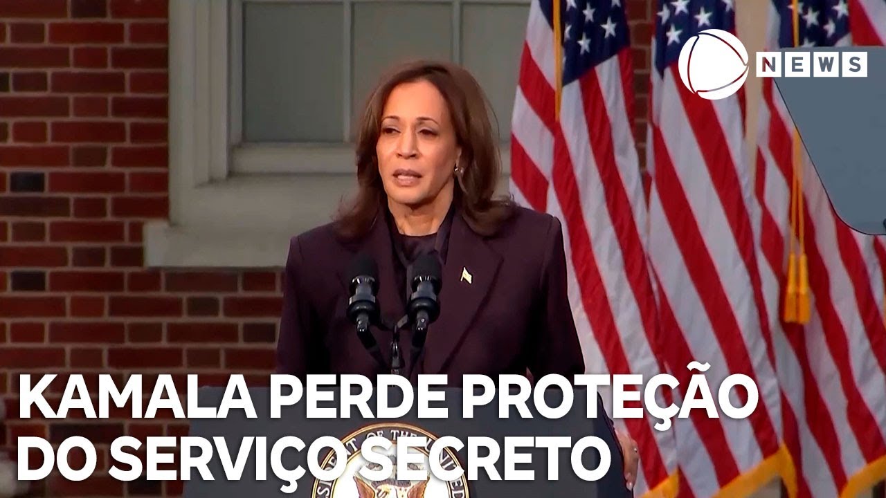 Trump retira proteção do serviço secreto para Kamala Harris